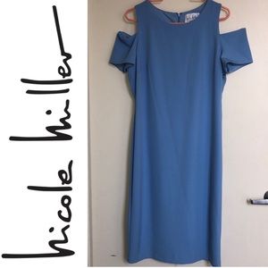 Brand new nicole miller cold shoulder sheath dress